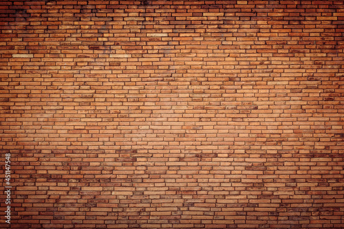 Red brick wall seamless background - texture pattern for continuous replicate.