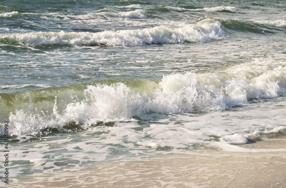 Sea waves. Great waves on the beach. Sea waves. Great waves on the beach.