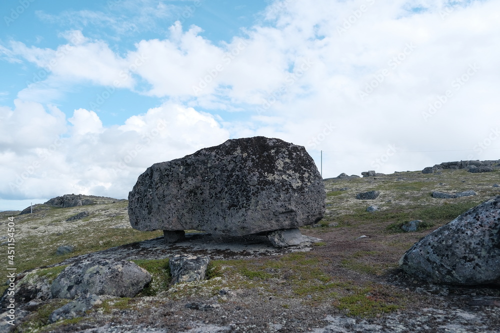Seid (sacred stone of the Sami), Murmansk region, Russia Seid (sacred stone of the Sami), Murmansk region, Russia
