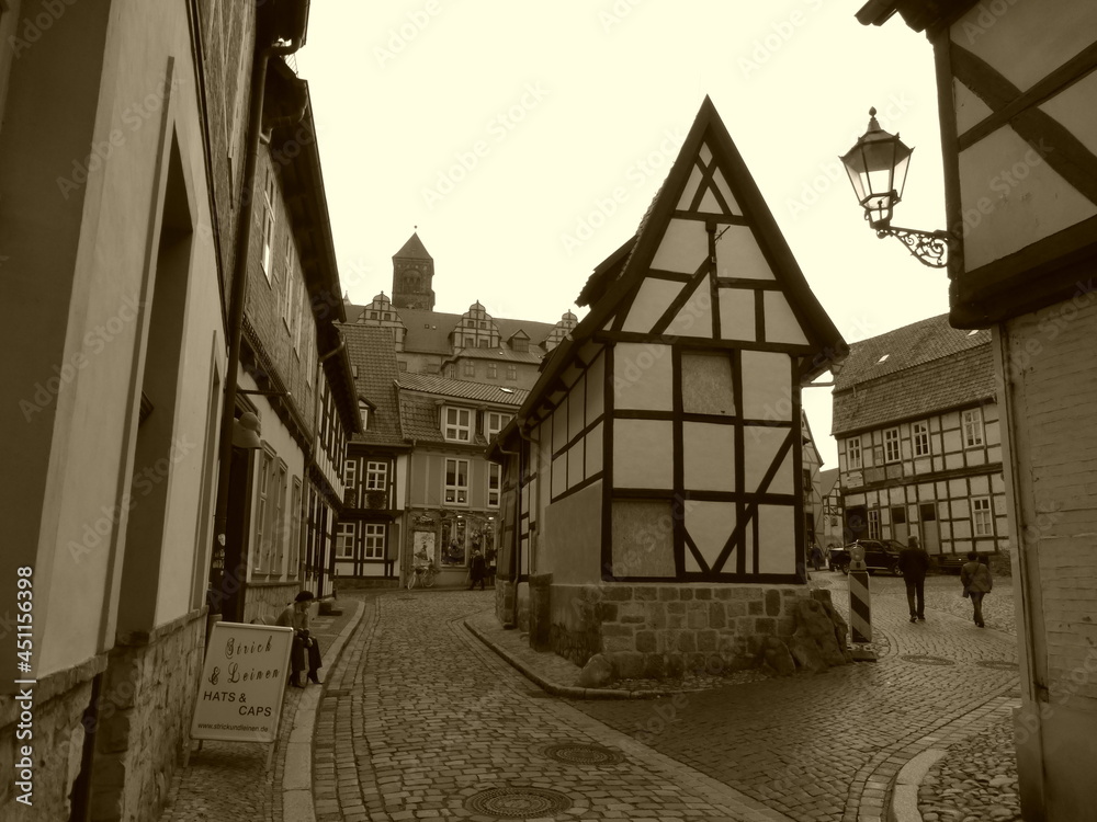 Quedlinburg, Alemania. Precioso pueblo aleman para disfrutar de sus calles empedradas y sus casas entramadas.