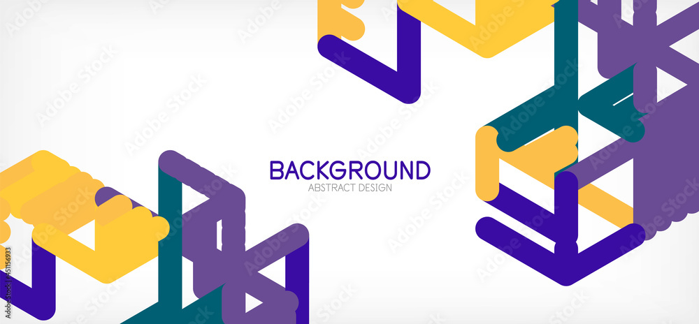 Abstract background. Color lines on white background. Linear abstract composition. Techno or business concept for wallpaper, banner, background, landing page Abstract background. Color lines on white background. Linear abstract composition. Techno or business concept for wallpaper, banner, background, landing page