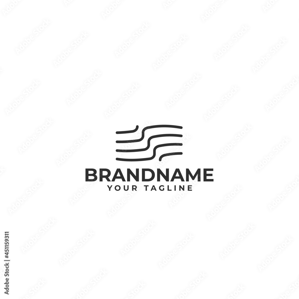 initial letter s or water wave logo design vector template initial letter s or water wave logo design vector template