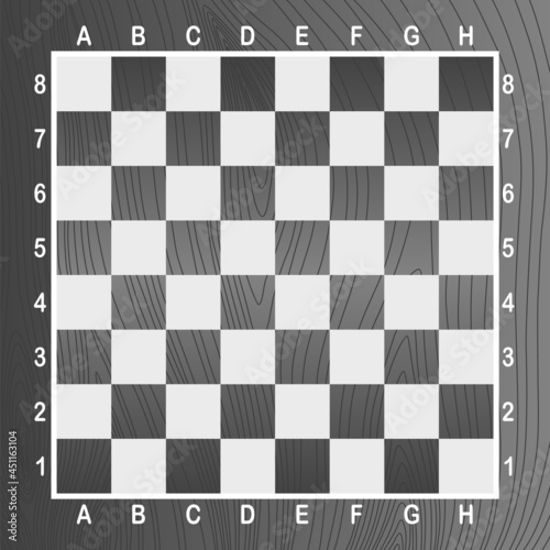 Fotografia Gray empty chess board
