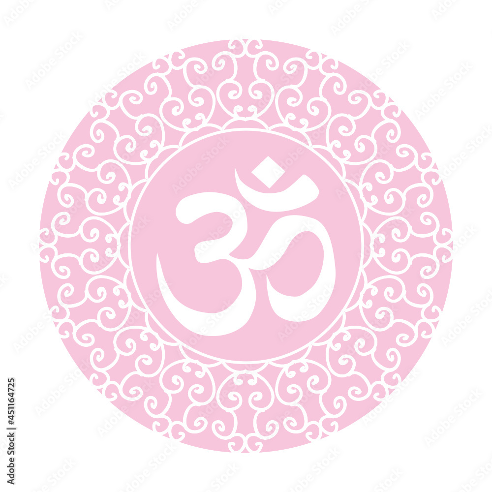 Mandala. Circular figure representing the universe in Hindu and Buddhist