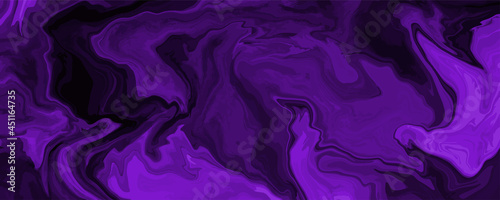 暗めな紫と黒のマーブル模様の背景素材