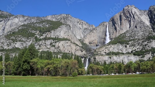 Cooks meadow and Yosemite Falls - California