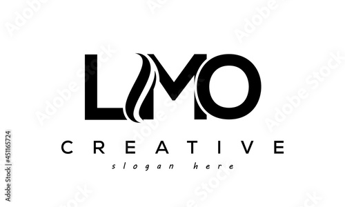 Letter LMO creative logo design vector