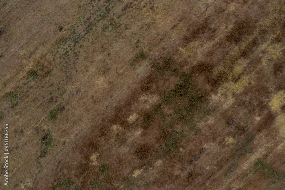 Top view aerial photo from drone of dessert valley landscape. Beautiful nature with copy space for advertising. Top view aerial photo from drone of dessert valley landscape. Beautiful nature with copy space for advertising.