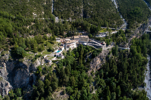 alpine traditional village with spa 