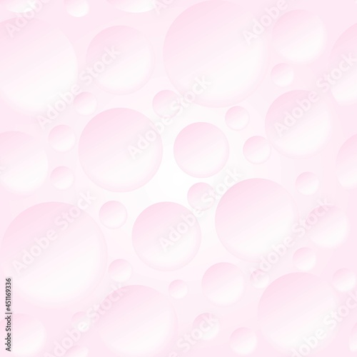 Abstract background. Bubbles circle background. Pink soap bubbles background.