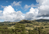 Panoramic view of the rolling hills of the Hunter Valley in NSW, Australia
