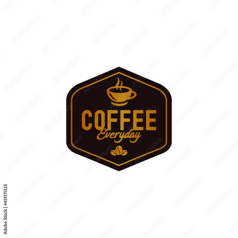 Coffee Everyday Logo Design Coffee Everyday Logo Design