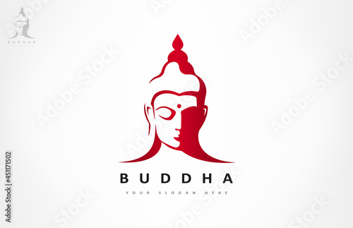 Buddha logo vector design. Logo design.