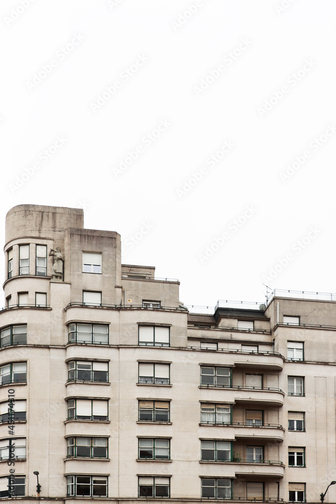 Building in the downtown of Bilbao