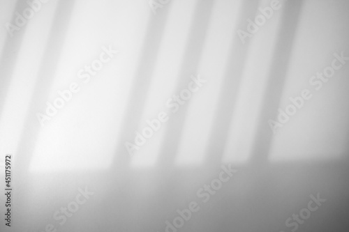 Fototapeta Naklejka Na Ścianę i Meble -  Window shadow drop on white wall background