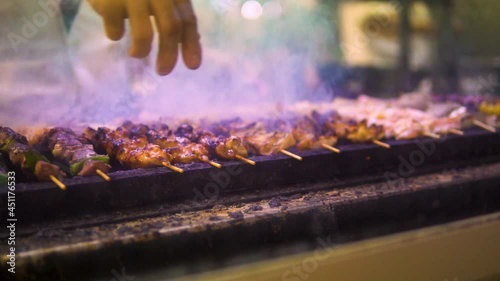 Yakitori in Tokyo is very popular for both the locals and tourists. Omoide Yokocho in Shinjuku is a famous area for small yakitori restaurants.