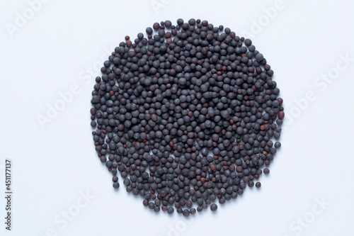 Black mustard seeds, Brassica nigra Satar, Maharashtra, India