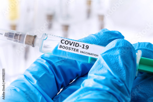 covid-19 coronavirus booster vaccination concept photo