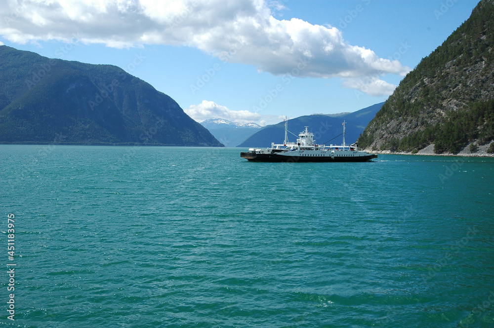 Ferry Crossing Fjord