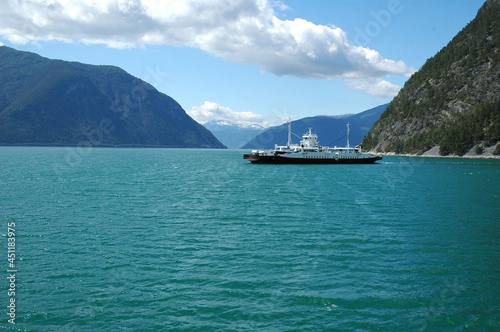 Ferry Crossing Fjord