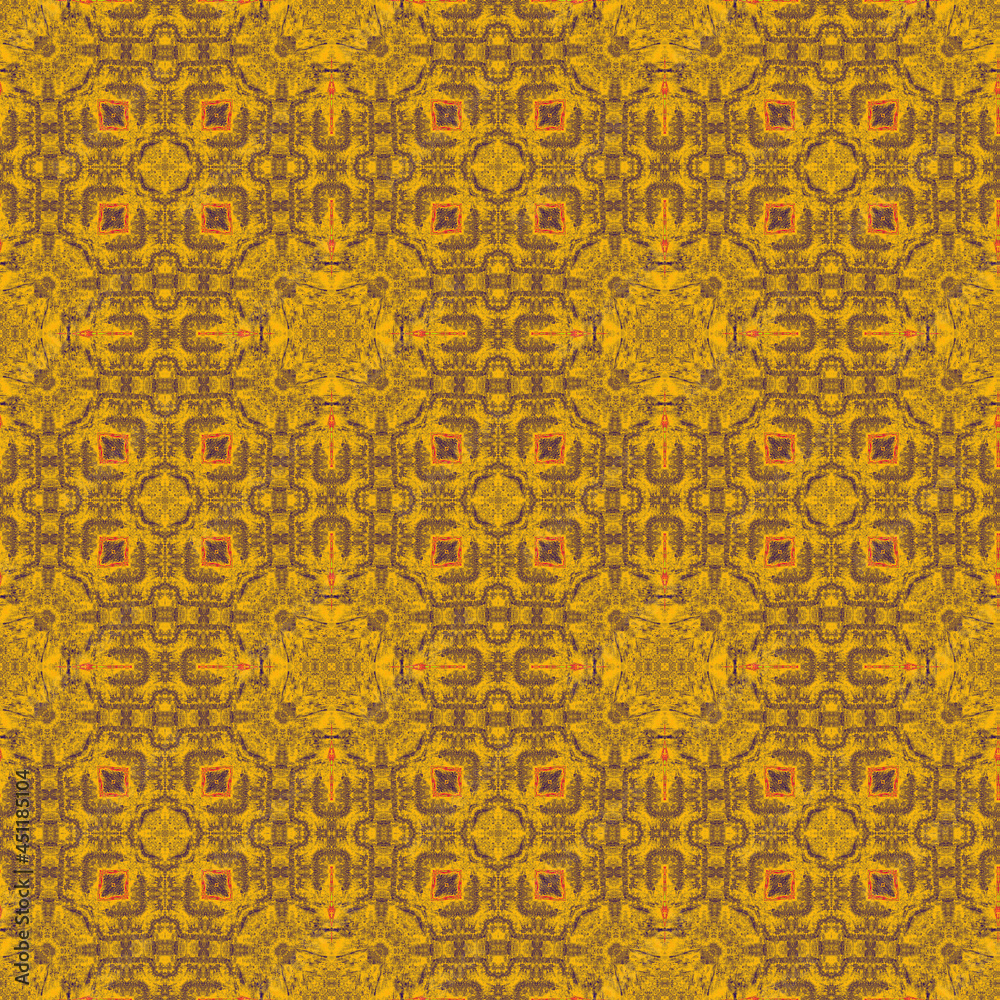 Mosaic seamless pattern with abstract ornament. Texture for textiles, fabrics in home decor. Mosaic seamless pattern with abstract ornament. Texture for textiles, fabrics in home decor.