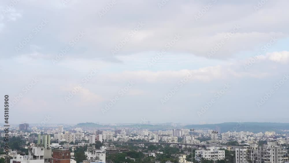 Time lapse in the evening of Pune city Time lapse in the evening of Pune city