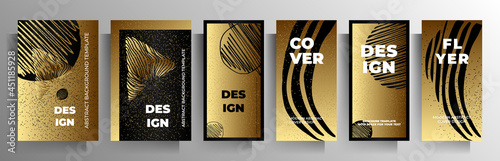 Design of covers for a book, magazine, booklet, catalog, poster. A large collection of stylish templates. Vector illustration.