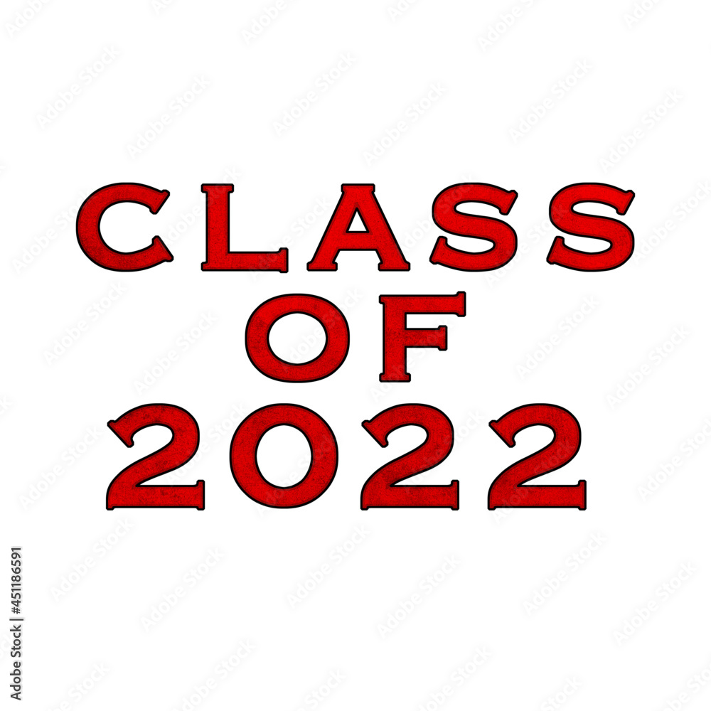 Class of 2022 graduation senior Stock Vector | Adobe Stock