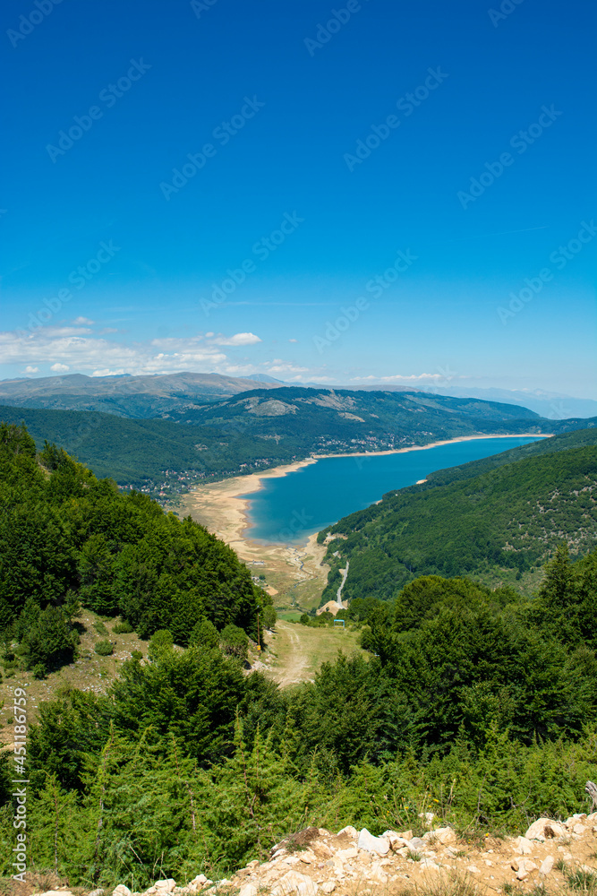 National park Mavrovo from the top