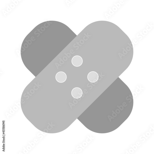 Bandage Flat Grey Icon Design