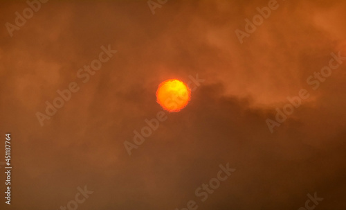 Εκτύπωση καμβά Fiery Sunrise