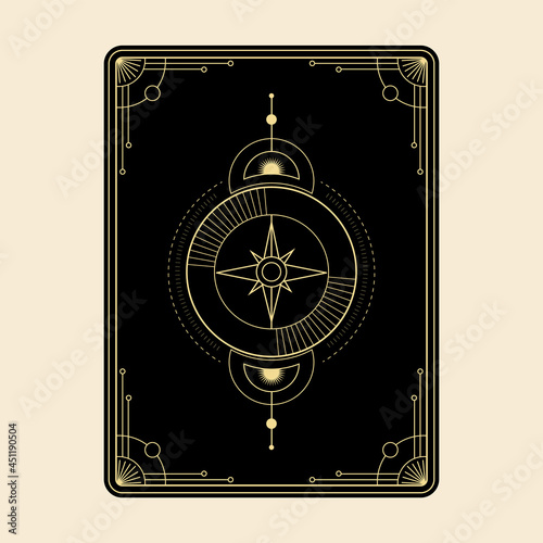 collection set of Magical tarot cards esoteric occult boho spiritual reader witchcraft magic crystal celestial symbol