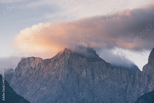 Triglav mountain peak at sunrise © Roxana