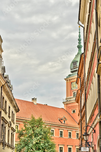 Warsaw Old Town, HDR Image