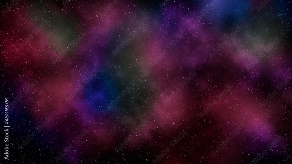 Galaxy background with nebula and stars