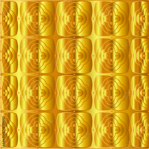 Gold metal texture background vector illustration 