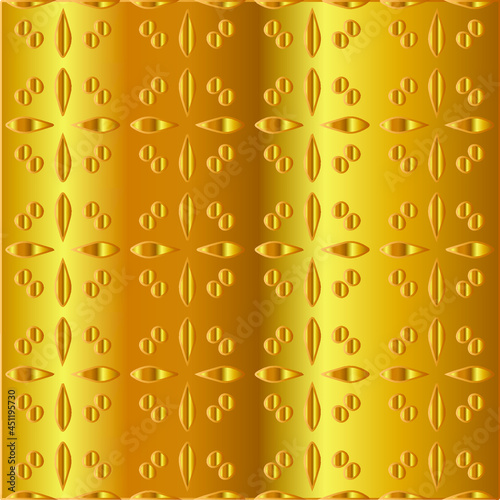 Gold metal texture background vector illustration 