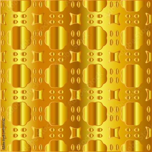 Gold metal texture background vector illustration 