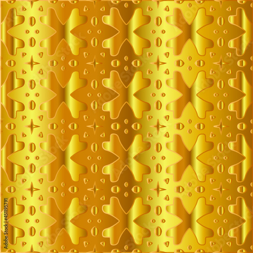 Gold metal texture background vector illustration 