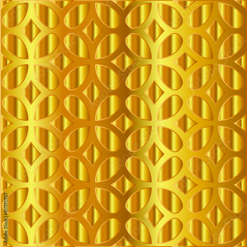 Gold metal texture background vector illustration 