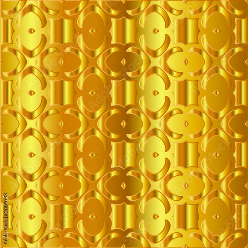 Gold metal texture background vector illustration 