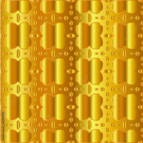 Gold metal texture background vector illustration 