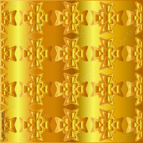 Gold metal texture background vector illustration 
