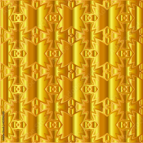 Gold metal texture background vector illustration 
