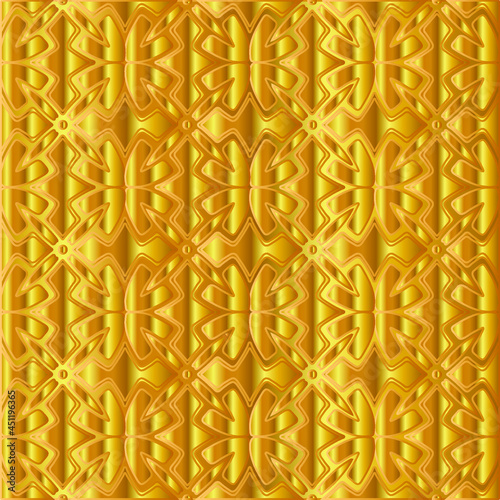 Gold metal texture background vector illustration 
