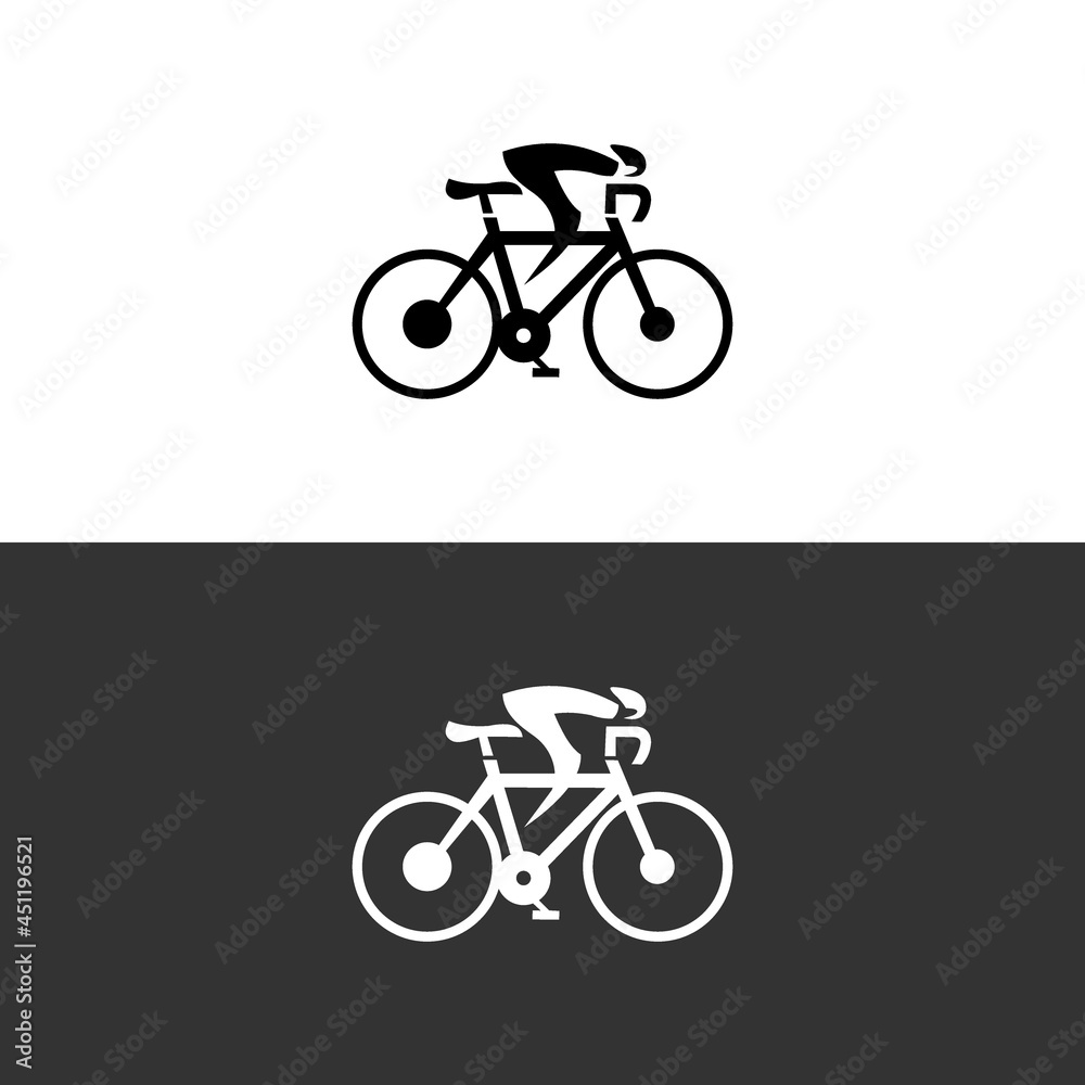 Obraz premium Bike Infinity Icon Logo Design Element vector