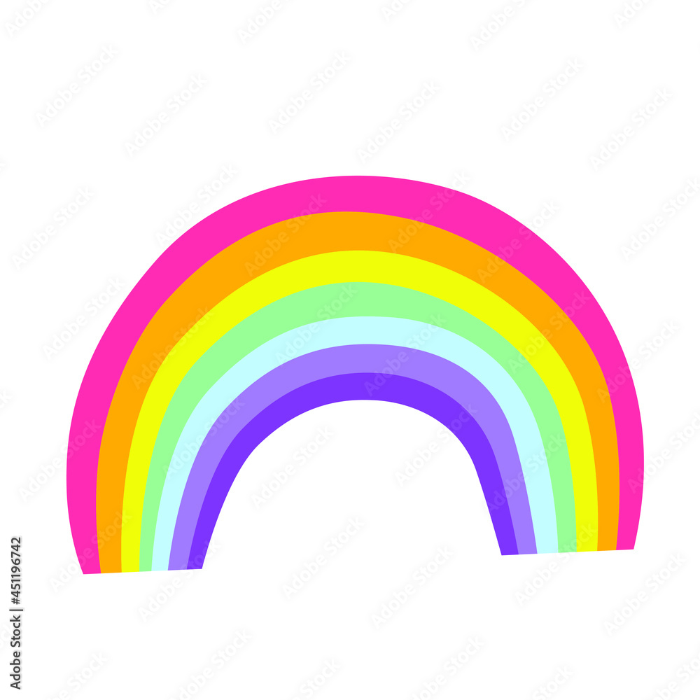 Rainbow icon vector. bow illustration sign collection. iris symbol or logo. Rainbow icon vector. bow illustration sign collection. iris symbol or logo.