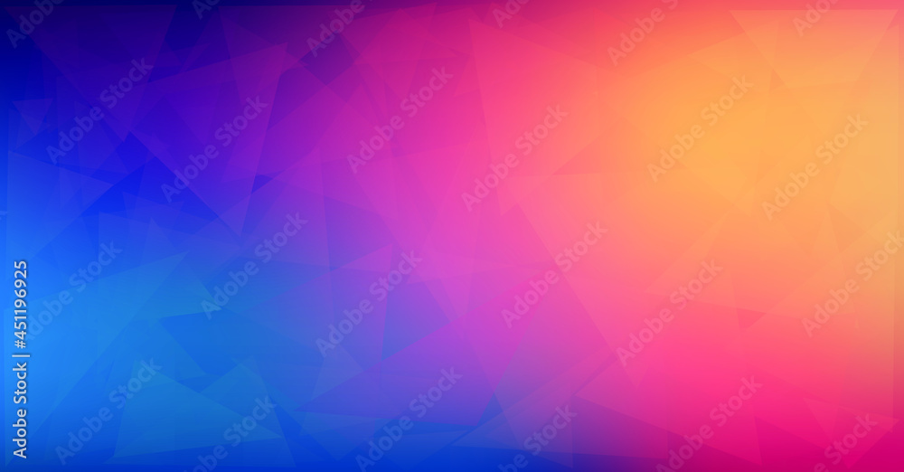 Abstract decorative geometric background from translucent triangles. Beautiful rainbow polygonal vector screensaver. Abstract decorative geometric background from translucent triangles. Beautiful rainbow polygonal vector screensaver.