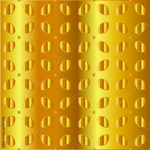 Geometric vector pattern with yellow and white gradient. gold ornament for wallpapers and backgrounds.
