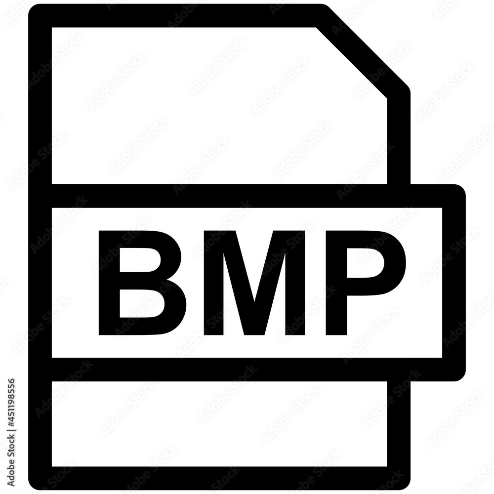 PMP File Format Vector line Icon Design PMP File Format Vector line Icon Design